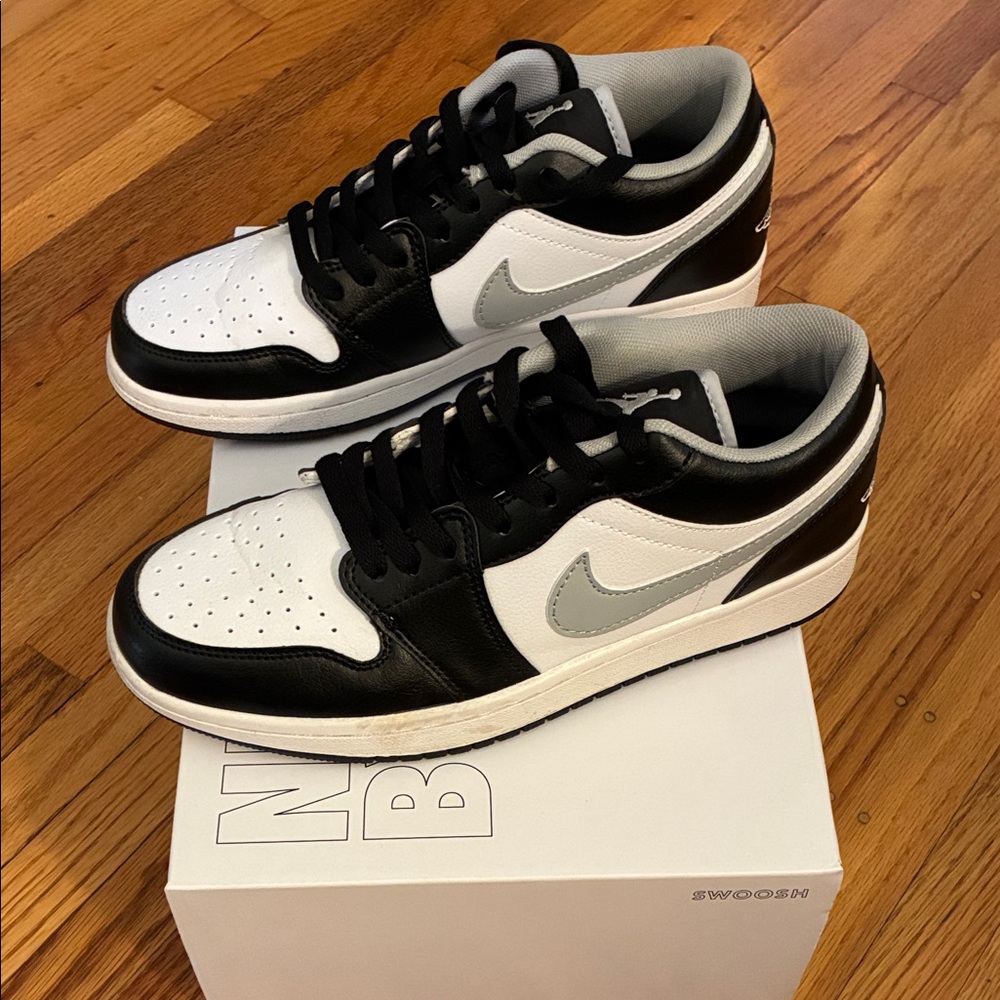 Men’s Nike Air Jordan 1 Low Black/Particle Grey/White